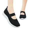 thumbnail image 3 of Sngxgn Women’s Ballet Flat Flats Shoes Comfortable Slip On Dress Shoes(Black,39), 3 of 8