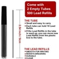 thumbnail image 3 of wqlpp-500pcs 1.3mm HB Mechanical Pencil Refill Plastic Automatic Pencil Lead Refill drawing draft, 3 of 4