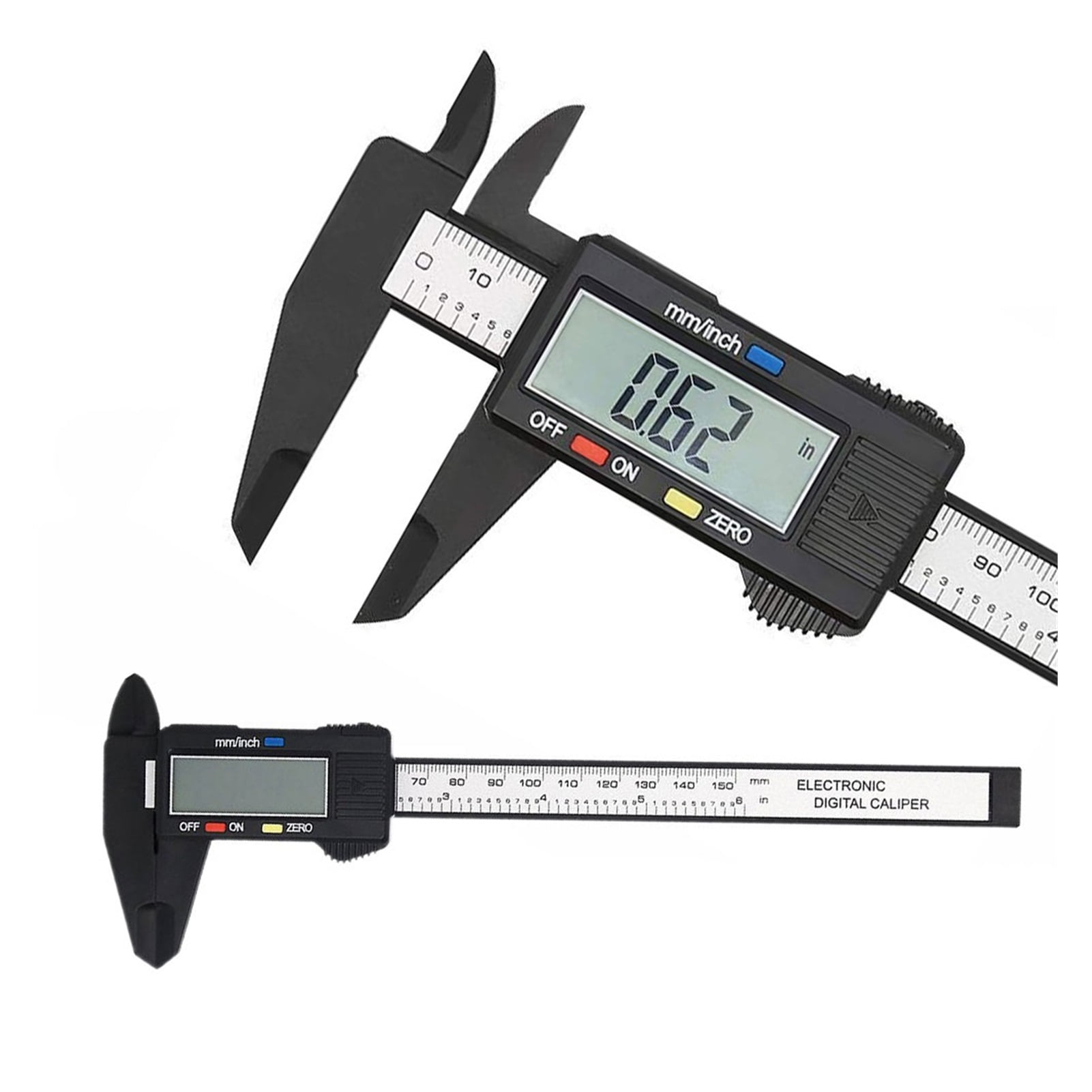 Digital Caliper 6 inch Electronic Vernier Caliper 100mm Calliper Micrometer Digital Ruler Measuring Tool 150mm 0.1mm ,Easy to Operate