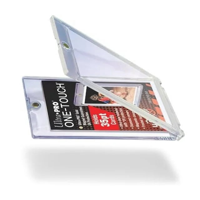 Ultra pro 50ct Magnetic Card Holders, Ultra-thin Premium 35-point Card Holder Touch Card Protector Hard Plastic Magic Box, Suitable for Sports, Baseball, and Collectible Cards
