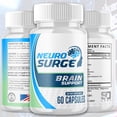 thumbnail image 4 of Neuro Surge Advanced Formula Brain Support Pills Maximum Strength Supplement NeuroSurge 180 Capsules, 4 of 9