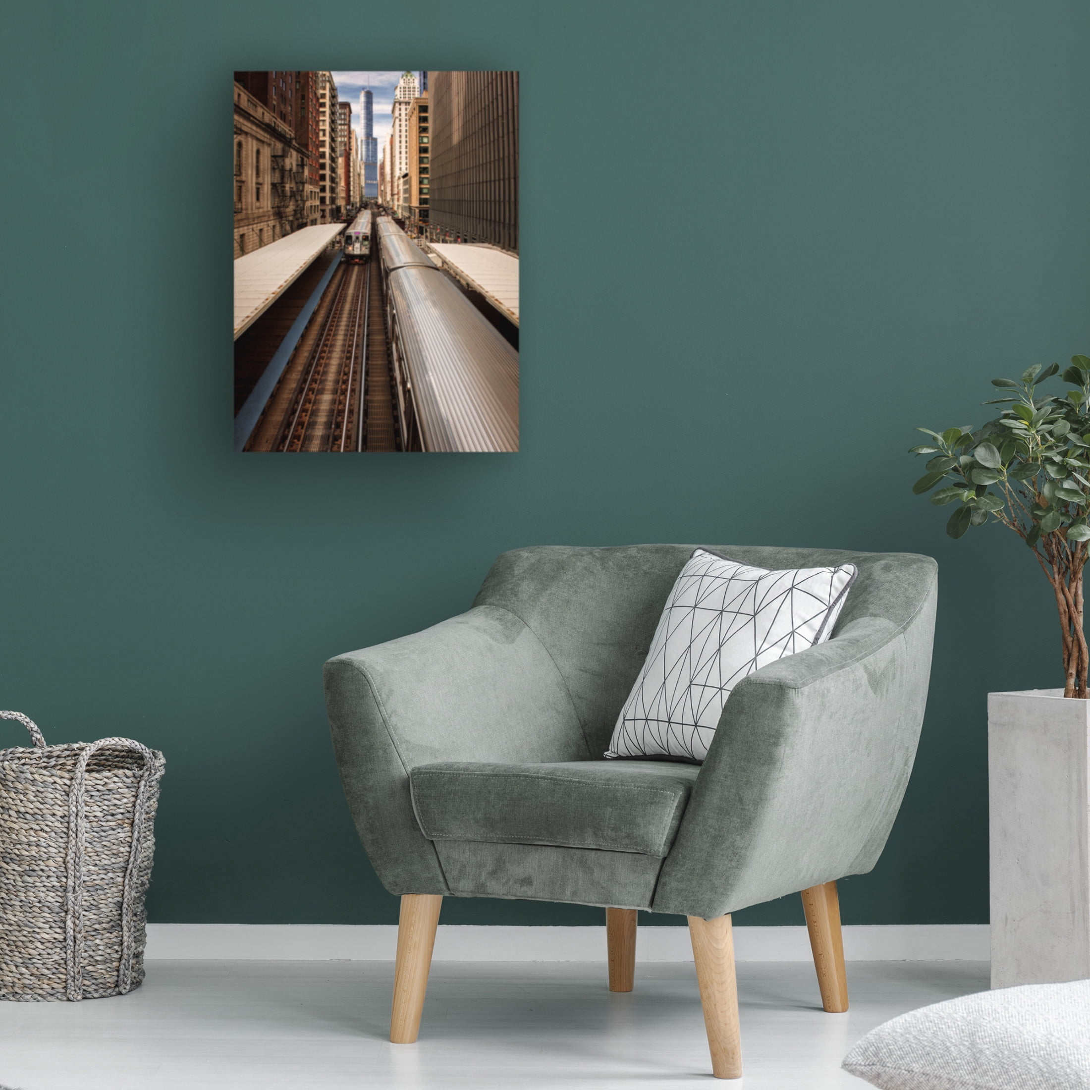 Canvas Wall Art - Jon Kinney 'Center Of Attention' Wall Art for Living Room, Bedroom, or Office D?cor by Trademark Fine Art - 24 x 32 Inches