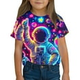 thumbnail image 6 of Spazoro Toddler Girls T-shirts, Summer Crewneck Casual Tie Dye Short Sleeve Tops Tee Multicolor Size 13 T, 6 of 9