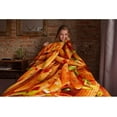 thumbnail image 5 of Mac N Cheese Blanket for Fall Winter Spring All Season Warm Fuzzy 50x40 in for Small Microplush Lightweight Thermal Fleece Summer Autumn Blankets for Couch Bed Sofa, 5 of 7