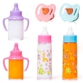 thumbnail image 2 of fash n kolor Set de alimentación para muñecas que desaparecen My Sweet Baby | Baby Care Juego de alimentación de muñecas de 6 piezas para cochecito de juguete | 2 biberones de leche y jugo con 2 chupe, 2 of 4