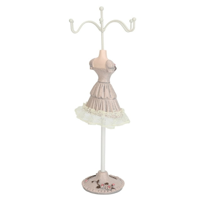 Soporte Para Estante De Joyería Para Vestido Modelo, Soporte Para Collar De Vestido De Maniquí, Resina Ligera, Hermosa Para Pendientes