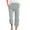 A-Mint Green453, variant on Women's Straight Leg Pants Drawstring Elastic Waist Capri Pants Pocketed Minimalist Classic Leisurewear Trousers