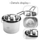 thumbnail image 5 of 2-Pack Stainless Steel Double Boiler, Heat-Resistant Handle for Chocolate, Butter, Cheese, Caramel a, 5 of 5