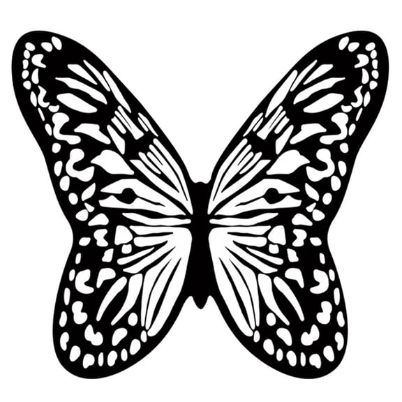 Deeceymbur Butterfly Rug Large Size Non-Slip Floor Mat for Living Room Bedroom Home Decor Faux Fur Design