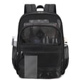 thumbnail image 1 of Mochila MOONBABY de malla resistente y transparente para la escuela, 1 of 8