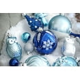 thumbnail image 6 of Valery Madelyn 80ct Christmas Ball Ornaments Set, Silver Blue Shatterproof Ornaments for Xmas Decor, 6 of 12