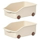 thumbnail image 2 of 2 organizadores para armario de cocina, caja de almacenamiento para artículos diversos, contenedor de almacenamiento para alimentos con ruedas para ar, 2 of 9