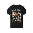 thumbnail image 1 of Men'S Funny antidepressants Dogs Graphic T-Shirt, Short Sleeve, Black, Casual Crew Neck Short Sleeve Tee, Breathable Cotton Fabric, Slight Stretch, Summer Fashion Top, Regular Fit, Summer T-Shirt, 1 of 7
