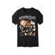thumbnail image 1 of Camiseta gráfica divertida de perros antidepresivos para hombre, manga corta, negra, cuello redondo, informal, de algodón transpirable, ligeramente elástica, top de moda de verano, corte estándar, cam, 1 of 7