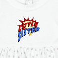 thumbnail image 4 of Inktastic Little Sister Superhero Girls Baby Dress, 4 of 5