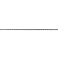 thumbnail image 3 of 10k White Gold .95mm Cable Rope Chain Necklace Pendant Charm Carded, 3 of 10