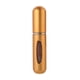 thumbnail image 1 of 2 mini atomizadores de perfume recargables de 5 ml para hombres y mujeres, botellas de perfume portátiles de viaje para fiestas, 2 unidades doradas., 1 of 12