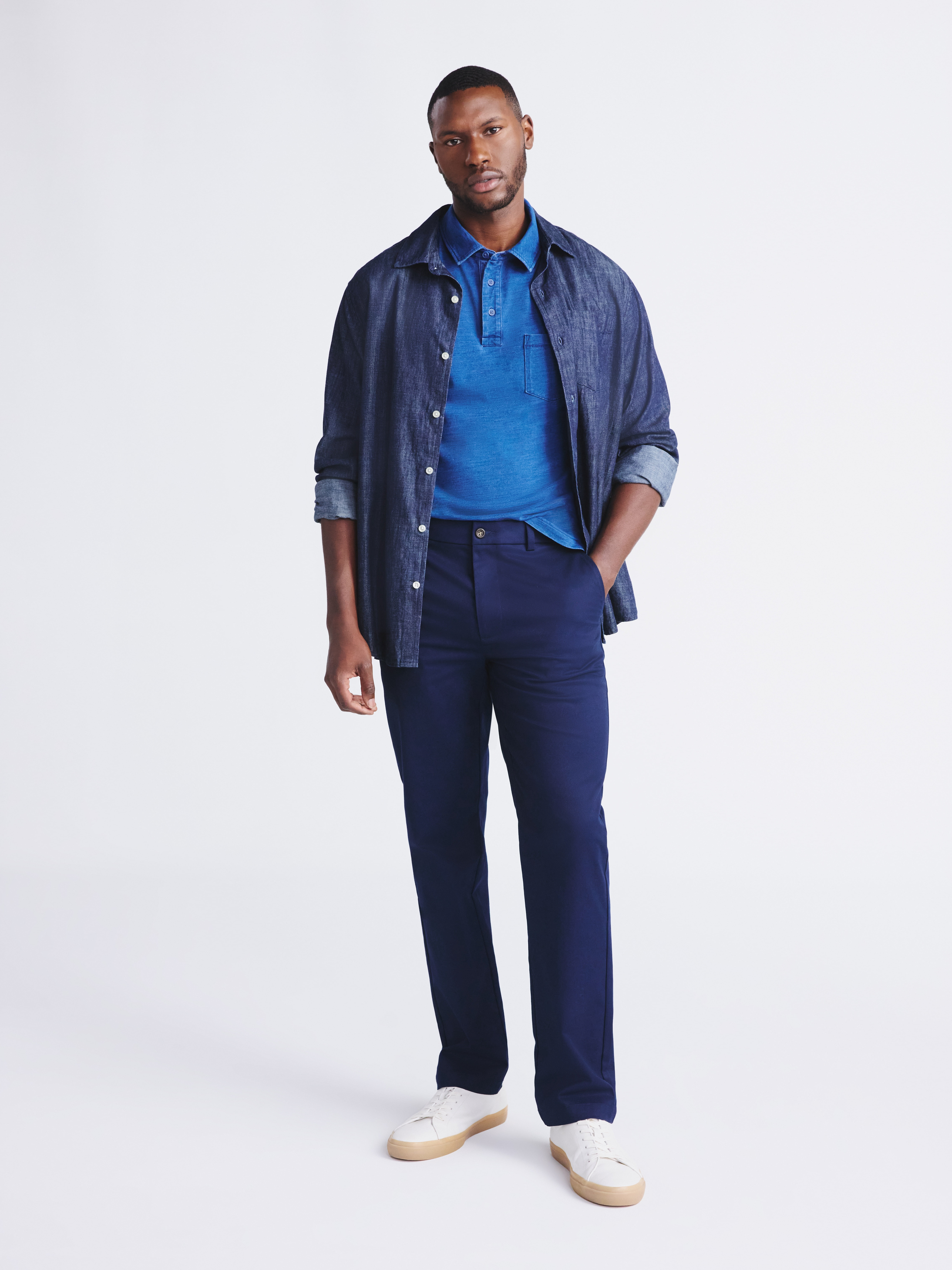 Free Assembly Men's Pocket Polo Shirt with Short Sleeves, Sizes S-3XL