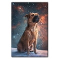 thumbnail image 3 of Border Terrier Dog Wall Art, Dog with Space Starry Night : Pet Puppy Posters for Bedroom 8"x12" Funny Bathroom Wall Art Decor for dog lovers, 3 of 6