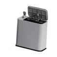 thumbnail image 3 of Cubo de basura con prensa superior para tocador, sala de estar y encimera gris, 3 of 9