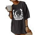 thumbnail image 1 of Women Oversized T-Shirt LooseTunic Tops Summer Short Sleeve, 1 of 6