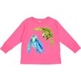 thumbnail image 3 of Inktastic Sea Turtles Swimming Together Boys or Girls Long Sleeve Toddler T-Shirt, 3 of 5