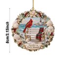 thumbnail image 3 of Cardinal Christmas Hanging Ornaments,Red Cardinal Ornaments for Christmas Tree Old World Christmas Ornaments Xmas Decor Cardinal Mom Remembrance Memorial Sympathy Bird Lover Gift 3.15 Inch, 3 of 6