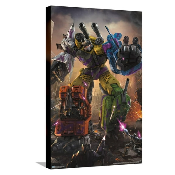 Hasbro Transformers - Bruticus Canvas Wall Poster, 14.725" x 22.375"