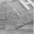 thumbnail image 6 of Jean Pierre "His" 21"x34" Cotton Bath Rug, Gray, 6 of 8
