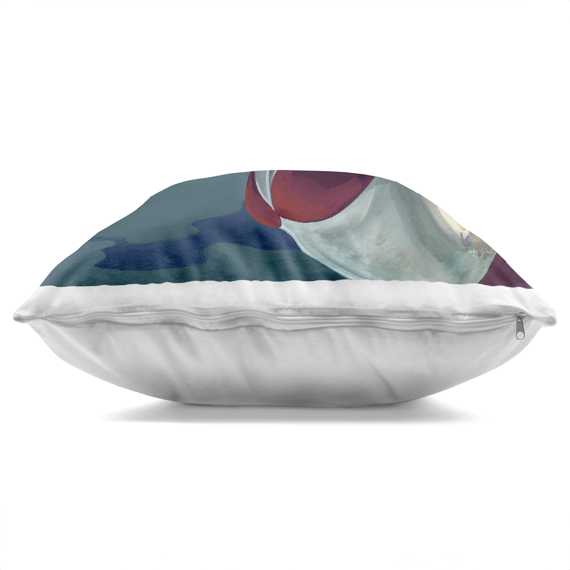Stupell Industries Swimming To The Surface Decorative Printed Throw Pillow, design by Kate Jarvik Birch