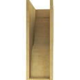 thumbnail image 4 of 9"W x 18"D x 27"H Classic Garner Rough Cedar Woodgrain TimberThane Corbel, Primed Tan, 4 of 6