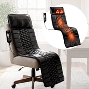 HOMEMASSA Full Body Massage Mat with Heat and Vibrate,Shiatsu Neck Massager, Chair Massage Mat for Bed,Gift for Her