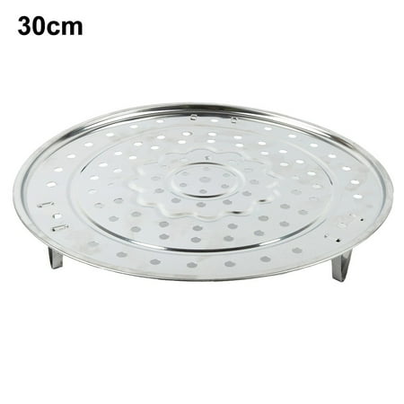 

Stainless Steel Steamer Tray Rack Plate Steam Cooking 3 Stands Round Type 18-30