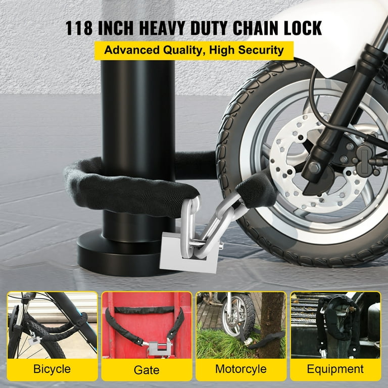 Heavy duty chain best sale lock for bike