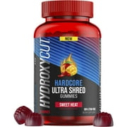 Hydroxycut Hardcore Ultra Shred Gummies, Sweet Heat - 99% Stimulant Free - Includes Capsaicin & B Vitamins - for Women & Men