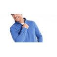 thumbnail image 2 of Club Room Men's Quarter Zip French Rib Pullover Sweater Blue Size Medium, 2 of 3
