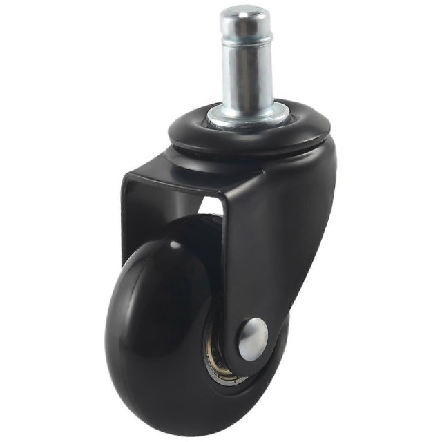 5 Pcs Replacement Chair Caster Wheels 2 inch, Heavy Duty Wheels with Plug-In Stem 7/16 X 7/8 inch,Qu