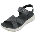 thumbnail image 2 of Sandalias Cuña Baja Zapatos para Planas Deportivas Punta Abierta Mujer, 2 of 9