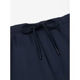 thumbnail image 5 of Youclos Mens Lightweight Knit Joggers - Zipper Pockets Drawstring Waist Athletic Pants for Running Gym, 5 of 5