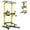 Orange, variant on Soges Power Tower Dip Station Pull Up Bar Workout Multi-Function Adjustable Height Strength Training Equipment for Home Gym, Red