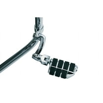 Kuryakyn Longhorn Offset Highway Pegs with Dually & 1-1/2" Magnum Quick Clamp, Chrome