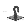 thumbnail image 2 of YSNOOWE 1Pcs Metal Hook for Plasterboard Ceiling with Curved Design 9x8cm, 2 of 8