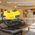 thumbnail image 4 of High pressure steam cleaner, high-temperature carpet cleaner, handheld household steam cleaner, steam cleaner, easy to carry, suitable for kitchen fumes, sofas, small air conditioners, 4 of 6