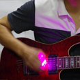 thumbnail image 2 of Guitar Bass Ukulele LED Pick Gleamy Plectrum protector guards tips Colored Light Purple light, 2 of 8