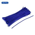 thumbnail image 3 of Uxcell 30cm/12 inch Pipe Cleaners Chenille Stems for DIY Art Crafts Navy Blue 100 Pack, 3 of 6