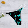 thumbnail image 4 of MKLEKYY Vêtements d'Automne pour Femmes String Taille Basse Respirant et Confortable à Motif Cœur, 4 of 4