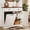 White & Dark Brown, variant on AHB 13 Gallon Single Tilt Out Trash Cabinet with Drawer and Handle, Kitchen Trash Can Storage Organizer, 39.4"L x 14"W x 38.3"H, White