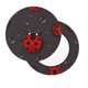 thumbnail image 2 of Disketp Red Ladybugs Funda Redonda para Taburete, Funda de Cojín para Silla de Bar Suave y Elástica-12 inch, 2 of 7