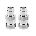 thumbnail image 1 of Adaptateur coaxial RF type N femelle vers BNC femelle, 2 pièces, convertisseur de test, 1 of 4