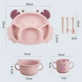 thumbnail image 1 of Children Cutlery Plate Set,Children's Cutlery Plate Set Cartoon Children Dinnerware Sets Cutlery Set High-End Performance, 1 of 5